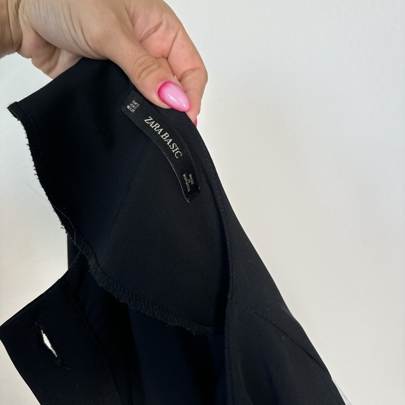 Zara black and white button down  midi dress - Picture 4 of 4